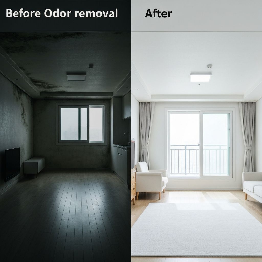 화재 후 냄새 제거